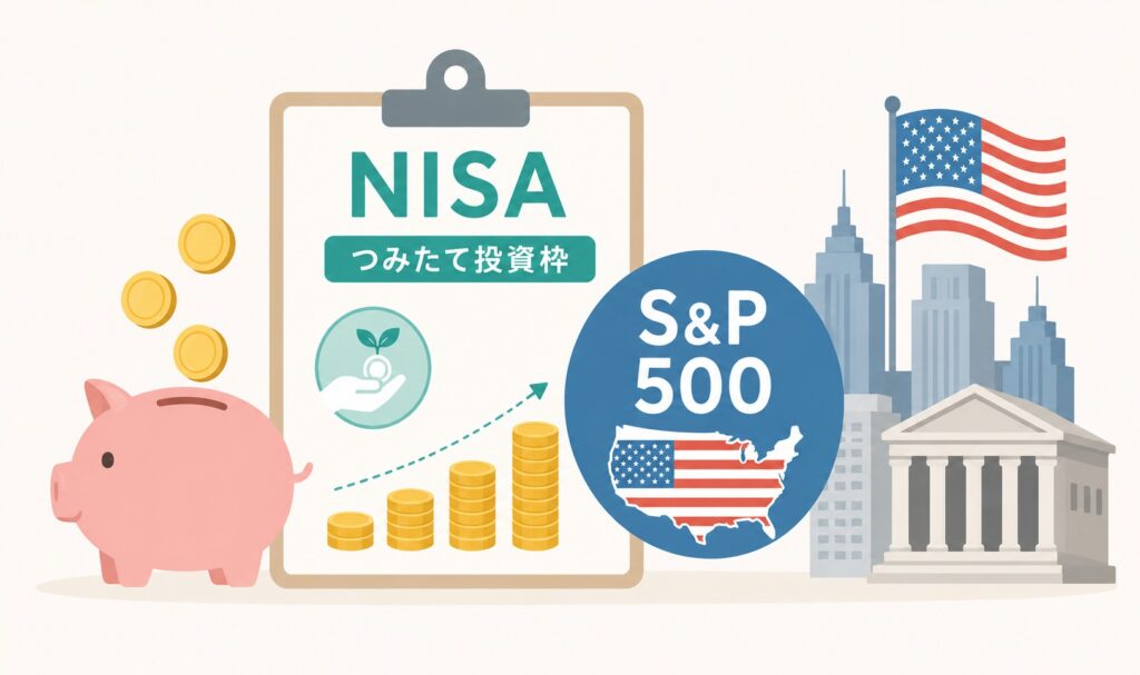 S&P500はNISAの「つみたて投資枠」の対象商品に選ばれている